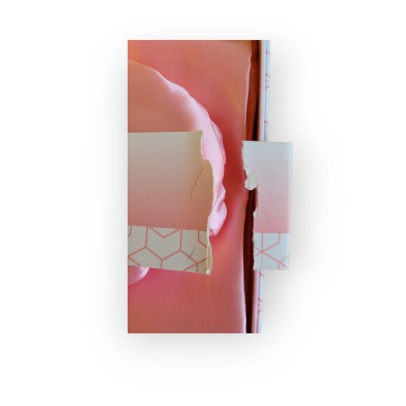 Pink Satin Sleep Set: Eye Mask & Pillowcase NWT - Picture 7 of 9